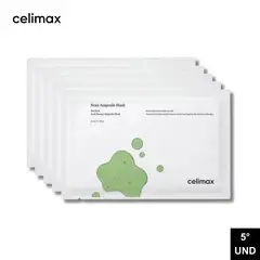 CELIMAX - Set Mascarilla Facial Piel Seca y Sensible - The Real Noni Energy Ampoule Mask 5und