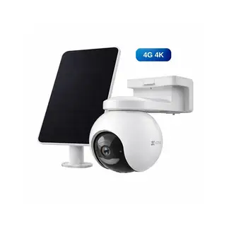 Ezviz - Cámara de seguridad con batería EB8 4G 4K para exteriores -