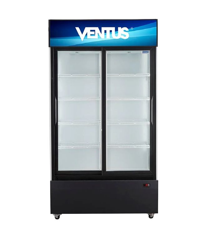 EXHIBIDOR VERTICAL 2 PUERTAS 1000LT VC-1000LS BLANCO