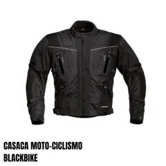 GENERICO - CASACA BLACKBIKE NEGRO MOTO-CICLISMO