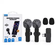 OEM - Micrófono Inalámbrico Para Celular Entrada Tipo C