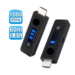 GENERICO - Extensor Inalámbrico Hdmi Transmisor Receptor 60m D9T