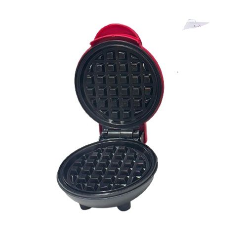 Waflera Eléctrica Compacta Antiadherente Color Rojo para Desayunos