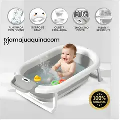 BABY CAM - Bañera Plegable Para Bebés «MAUI» Gray