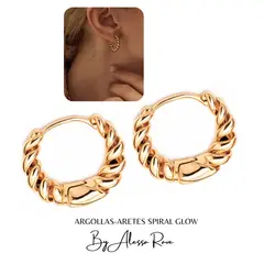 GENERICO - ARGOLLAS-ARETES SPIRAL GLOW