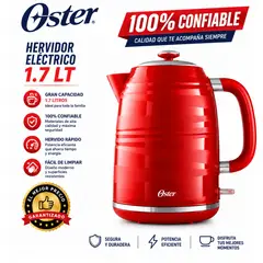 OSTER - Hervidor Eléctrico 1.7L BVSTKT4177R