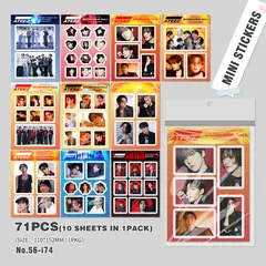 001 NUMBER ONE BRASIL - PAQ 10 PLANCHAS ATEEZ