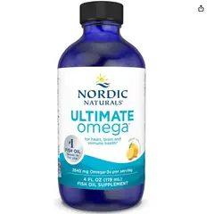 GENERICO - Nordic Naturals Ultimate Omega Liquid, sabor a limón, 4 onzas, 2840 mg de omega-3