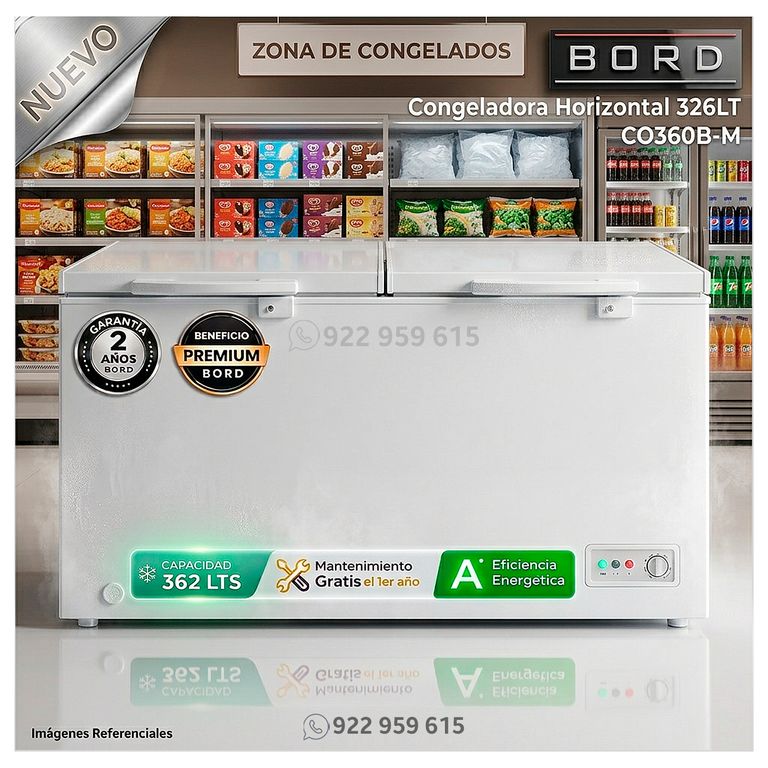Congeladora 362LT CO360B-M Blanco - Modelo Nuevo