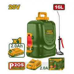 GENERICO - Mochila Rociadora 20V 16L 5BAR 1X2.0AH JADEVER JDLSY20162