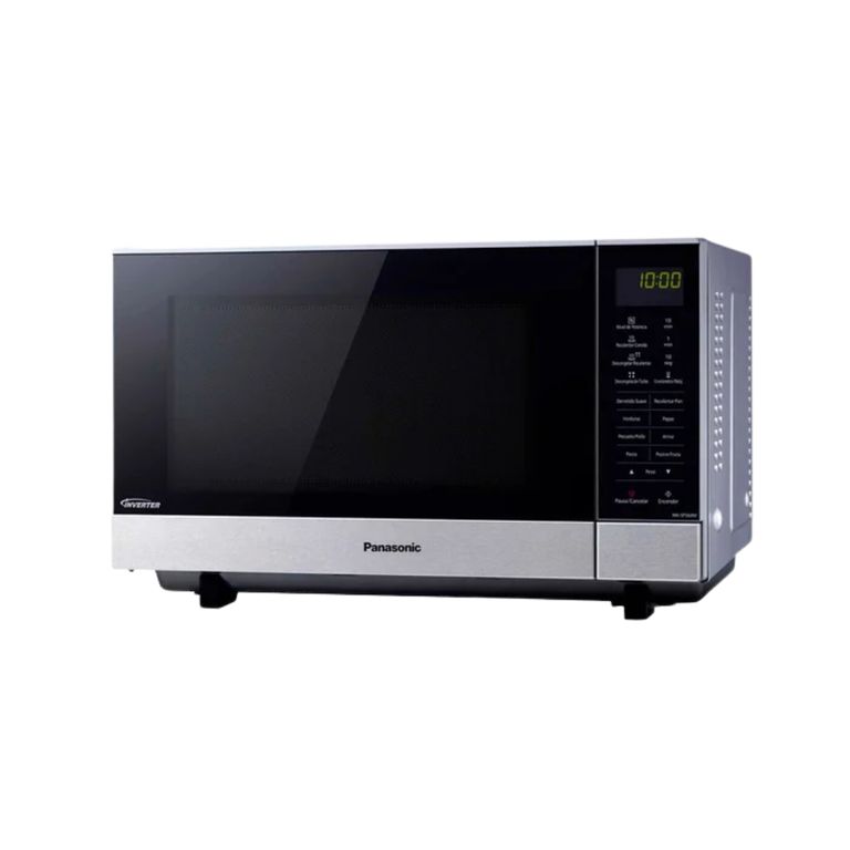 Horno Microondas Flat & Wide Inverter 27L Plateado NN-SF564MRPM