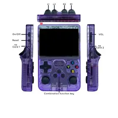 IMPORTADO MC - CONSOLA DE VIDEOJUEGOS PORTÁTIL R36S 128GB VIOLETA