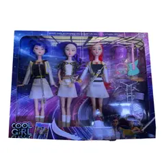 GENERICO - SET DE 3 MUÑECAS KPOP MUSICALES