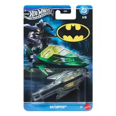 HOT WHEELS - Batcopter 1-15 Silver Series DC Batman helicóptero Baticóptero metal