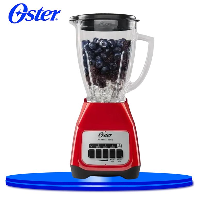 Licuadora Oster® 2 Velocidades con Pulso BLSTKAG-RPB - ROJA