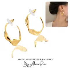 GENERICO - ARGOLLAS-ARETES SPIRAL CHUNKY