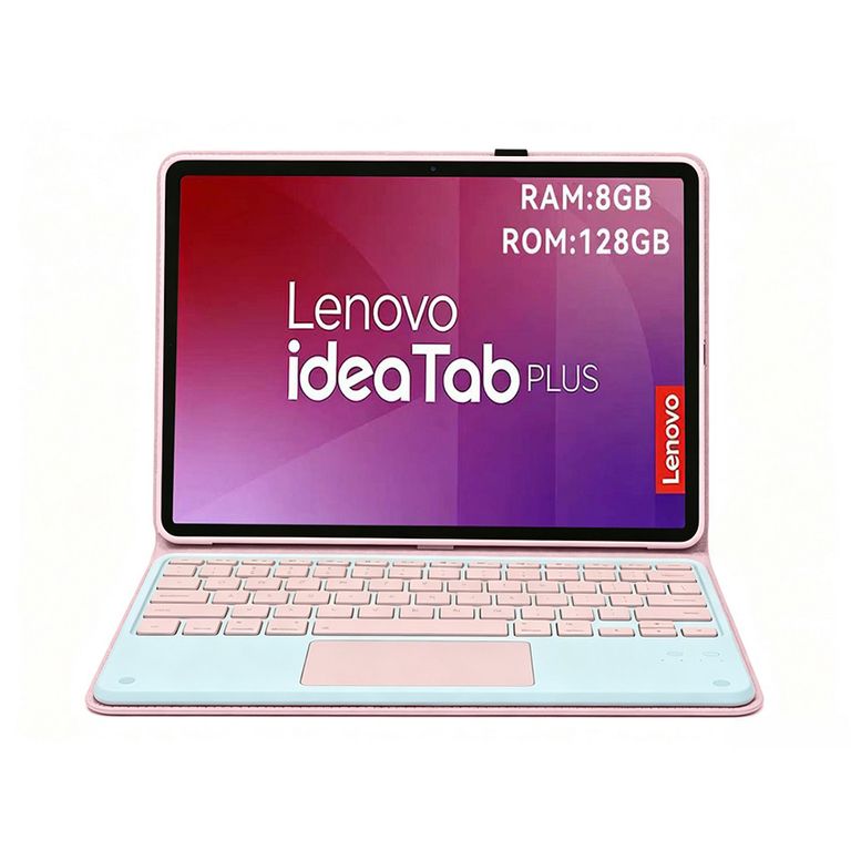 Tablet Idea Tab Plus 8GB+128GB WiFi 12.1 Gris+Teclado Rosa