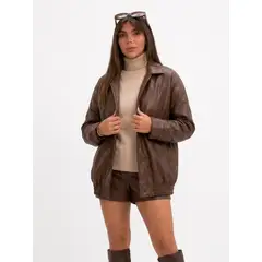 GENERICO - CASACA JACKET MODELO OVERSIZE DE MUJER