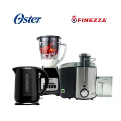 OSTER - Combo Extractor Finezza FZ-A6218EX + Hervidor 1.7 Lt+ Licuadora1.5 LT