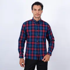 Pierre Cardin - CAMISA ML INDIGO ETQ JEANS PC-63504CA
