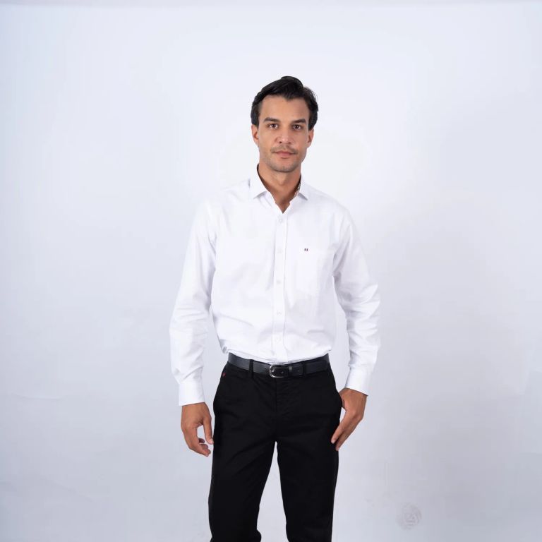 CAMISA ML SPORT COLOR ENTERO ETQ TESSUTO MADE IN ITALY PC-63709CA