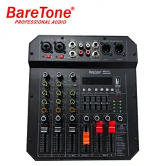BARETONE - Mezcladora Amplificada AJ4 Audio Profesional