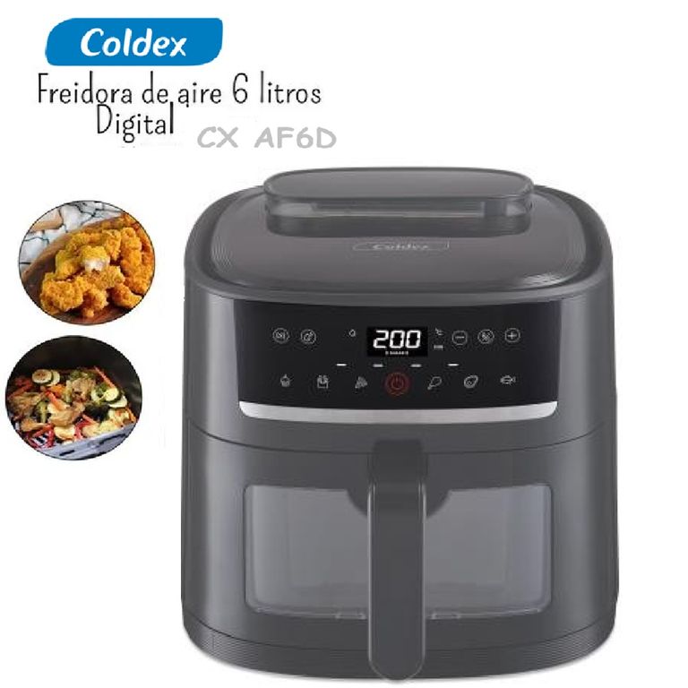 Freidora de Aire Digital 6L CX-AF6D con Vaporera