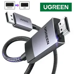 UGREEN - Cable Activo DisplayPort a HDMI 4K@60Hz HDR 3 Metros