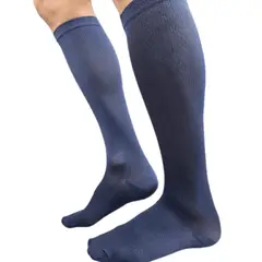 BLUFLEX - Medias de Compresión Ligera Azul Marino S-M