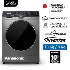 Panasonic - Lavaseca 138KG NA-S26 Carga Frontal