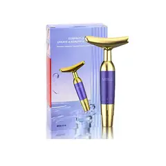 OEM - Masajeador papada Antiarrugas Facial Eléctrico MIZGE - T-Bar Golden para Lifting