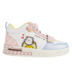 KAWAI - Zapatillas Botin Niña Casual Bananya Rosado