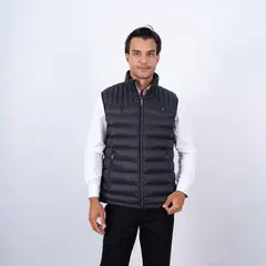 Pierre Cardin - CHALECO DE NYLON ETQ AZUL PC-63103CS