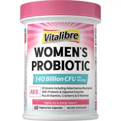 VITAL - Vitalibre Women’s Probiotic 140B CFU x60 Flora femenina