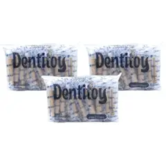 DENTITOY - Snacks de Vacuno Bolsa 40 Unid Pack x 3