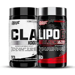NUTREX RESEARCH - Lipo 6 Black Ultra Concentrado - 60 Cap + CLA 1000 - 90 Cap