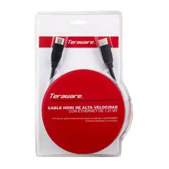 TERAWARE - Cable HDMI conector 24K dorado resistente 1.2 m