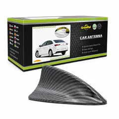 JET - Antena Aleta De Tiburón Fibra De Carbono Para Auto