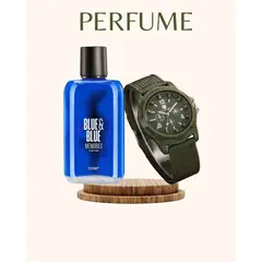 Cyzone - Perfume de hombre Blue & Blue Memories for Him MAS RELOJ