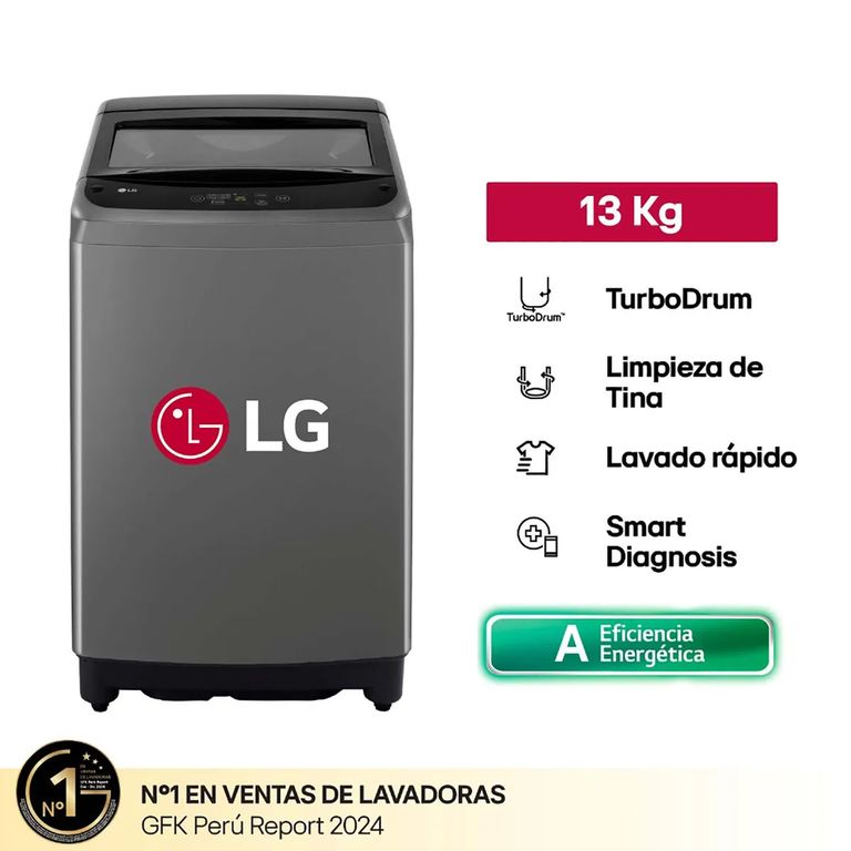 Lavadora 13Kg Carga Superior Negro Claro WT13BVTB