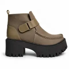 BASHIRA - Botines Dakota Café Claro