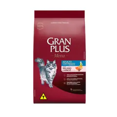 GRAN PLUS - Alimento Seco Para Gato Adulto Castrado Salmón Y Arroz 10 Kg