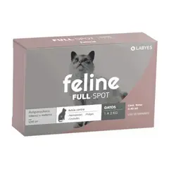 FELINE - Full Spot Antiparasitario Interno y Externo Gatos 1 a 2 kg