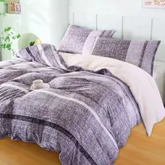 GENERICO - Edredón Lavanda Luxury Premium _Piel de Ángel Sherpa 2 Plazas