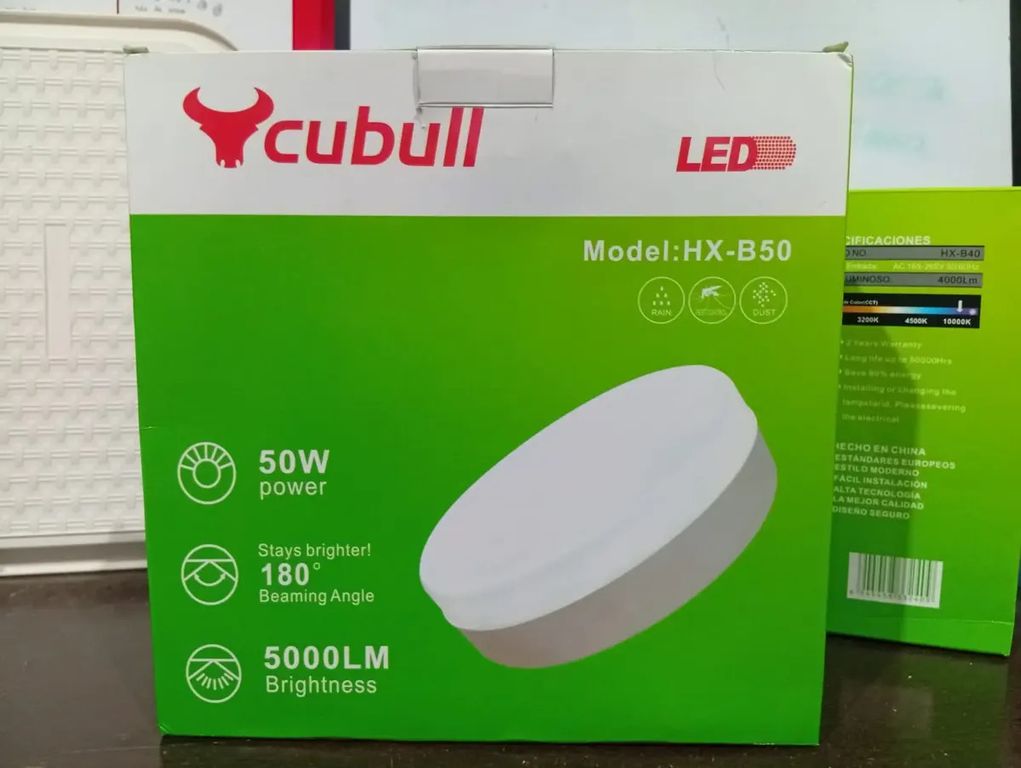 PANEL LED MODELO UFO-HIELO 50W BLANCO 5000LM - ADOSABLE