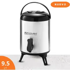 FACUSA - Termo Dispensador de Liquidos de Acero Inoxidable 9.5L Original