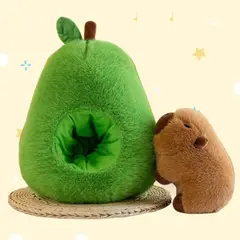 GENERICO - Peluche Capibara Casita de Palta - Mide 38 cms alto