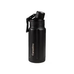 CARESTINO - Botella Térmica 600ml Negro