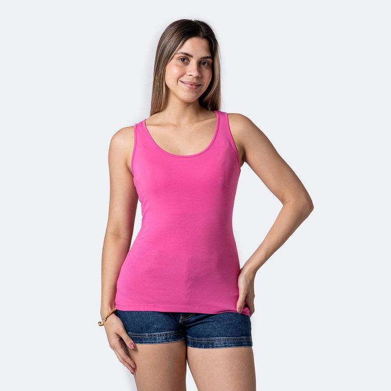 Top Basico Jersey Full Lycra Mujer Aliss