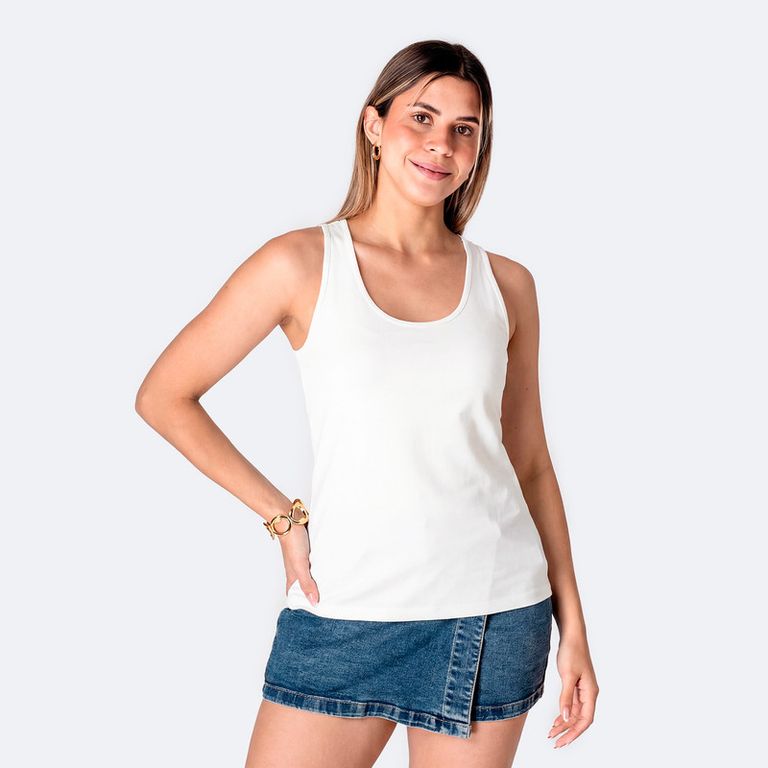 Top Basico Jersey Full Lycra Mujer Kaity